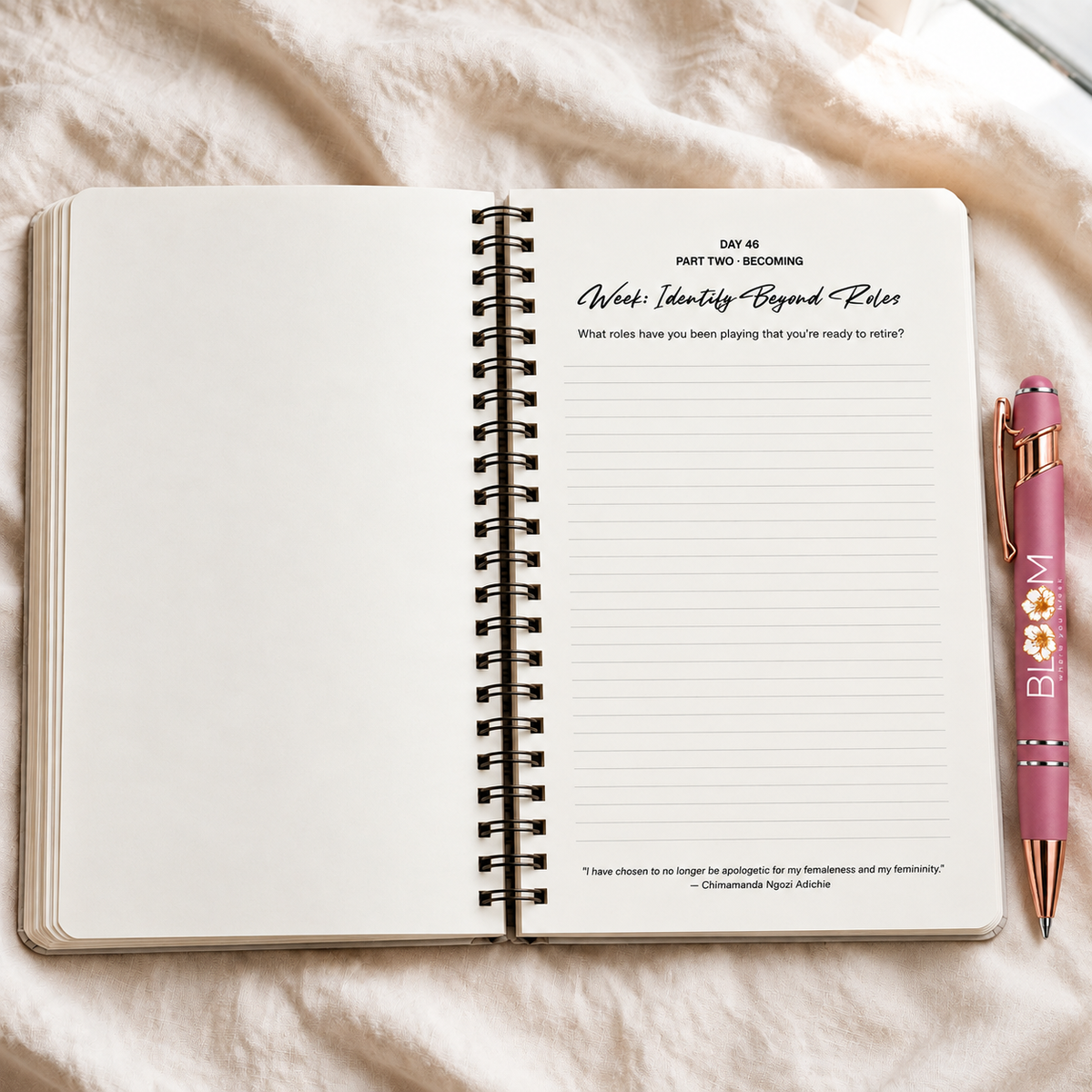 Bloom Journal + Pen